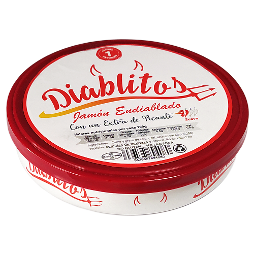DIABLITOS JAMON PARA UNTAR PICANTE 120gr