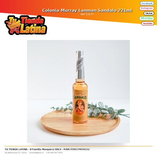 [53277] Murray Lanman Sandalwood Cologne 221ml