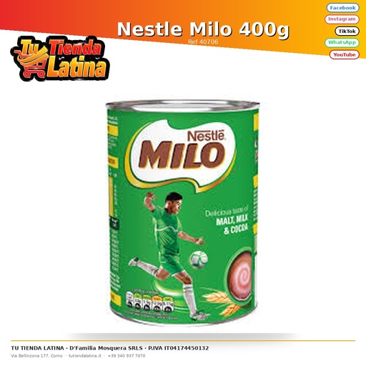 [40706] Nestle Milo 400g