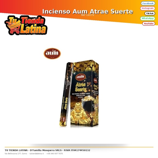 [12272] Incienso Aum Atrae Suerte