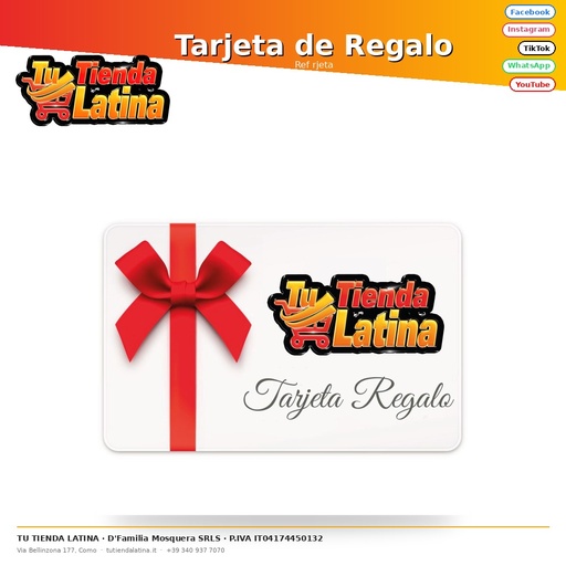 [rjeta] Tarjeta de Regalo