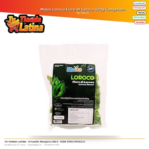 [59372] Maizo Loroco Fiore Di Loroco 170g Congelado