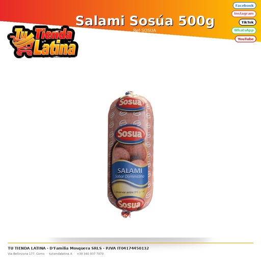 [SOSUA] Salami Sosúa 500g