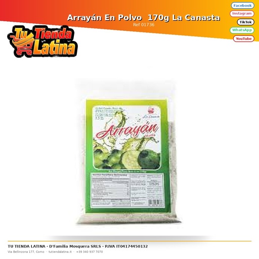 [01736] Polvere di Mirto 170g La Canasta