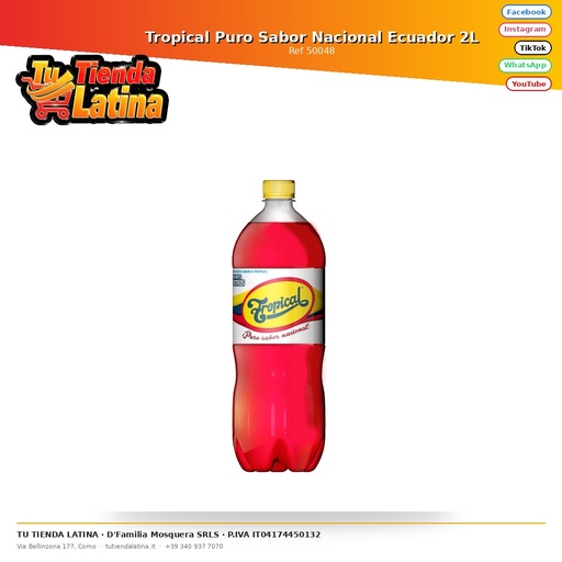 [50048] Tropical Pure National Flavor Ecuador 2L