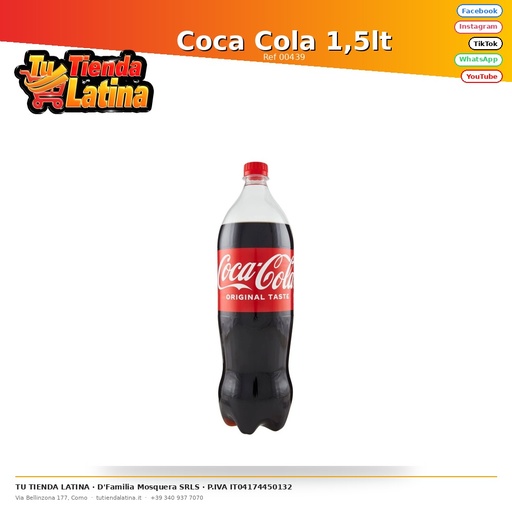 [00439] Coca Cola 1,5lt