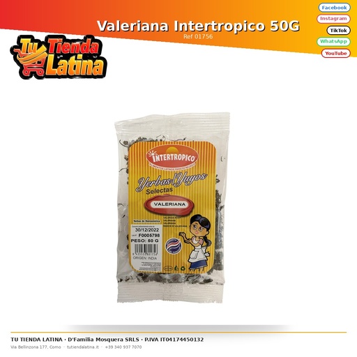 [01756] Valeriana Intertropico 50G