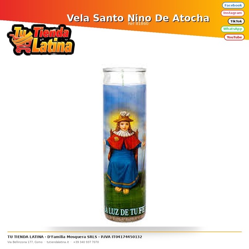 [81860] Vela Santo Nino De Atocha
