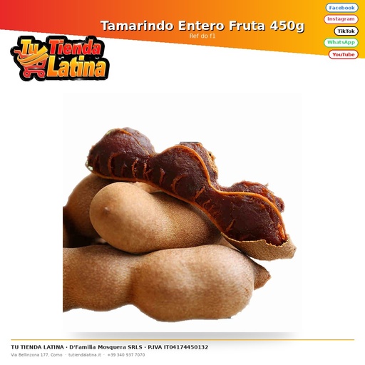 [do f1] Tamarindo Entero Fruta 450g