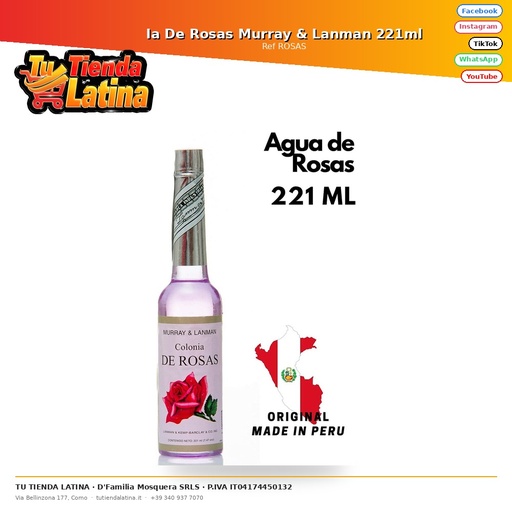 [ROSAS] Ia De Rosas Murray & Lanman 221ml