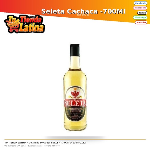 [60041] Seleta Cachaca -700Ml