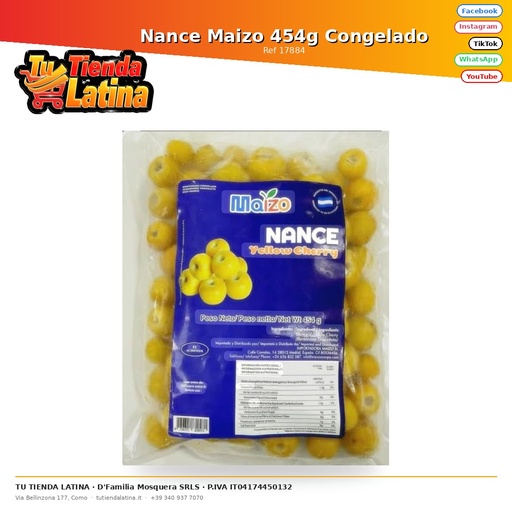 [17884] Mais Nance 454g Congelato