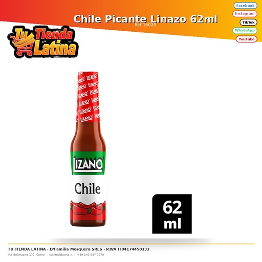 [16020] Peperoncino Piccante Ai Semi Di Lino 62ml