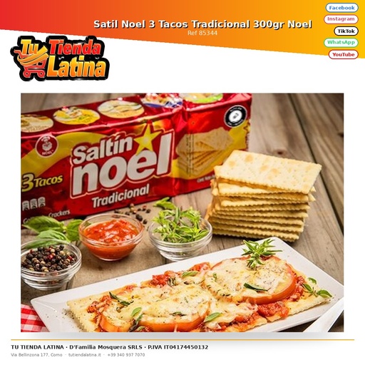 [85344] Satil Noel 3 Tacos Tradicional 300gr Noel