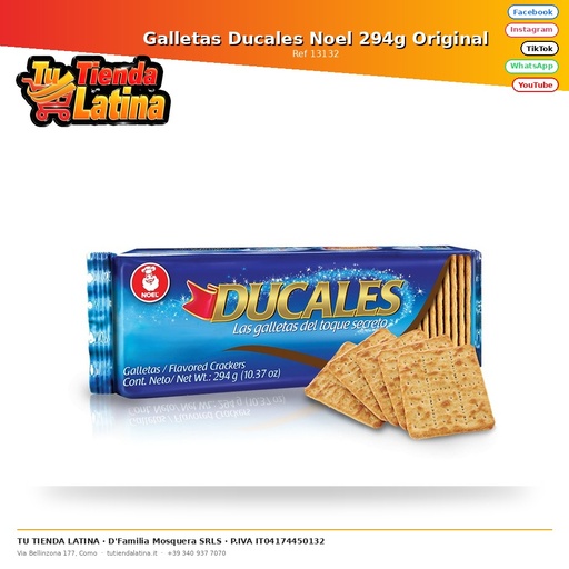[13132] Ducal Noel Cookies 294g Original