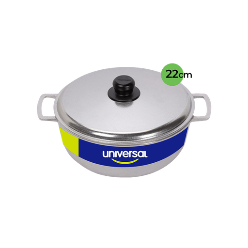 [90255] ​Caldero Universal 22cm  Aluminio Fundido Con Tapa