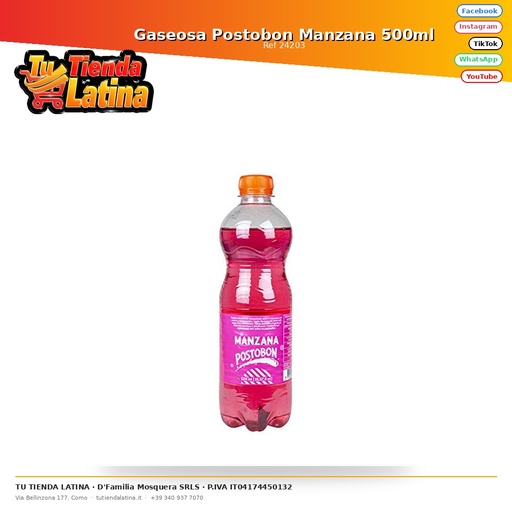 [24203] Gaseosa Postobon Manzana 500ml