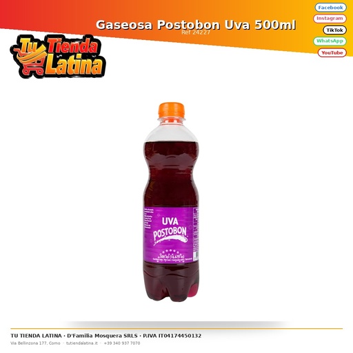 [24227] Gaseosa Postobon Uva 500ml