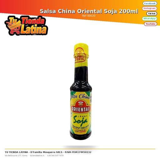 [00020] Salsa China Oriental Soja 200ml