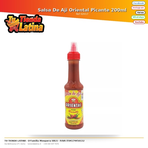 [02017] Spicy Oriental Chili Sauce 200ml