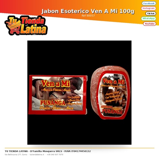[80057] Jabon Esoterico Ven A Mi 100g