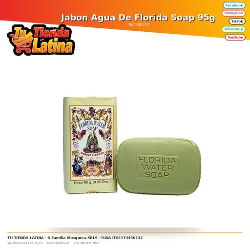[08274] Jabon Agua De Florida Soap 95g