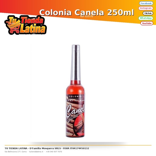 [62076] Cinnamon Cologne 250ml