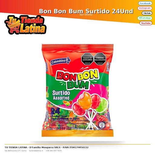 [04940] Bon Bon Bum Assortment 24Und