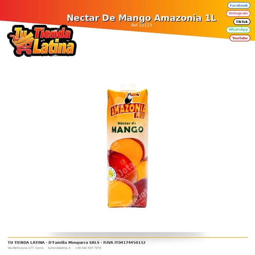 [22123] Amazonia Mango Nectar 1L