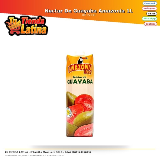 [22130] Guava Nectar Amazonia 1L