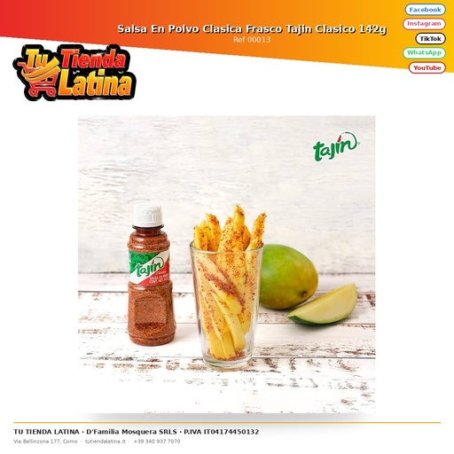[00013] Classic Powdered Sauce Tajin Classico Jar 142g