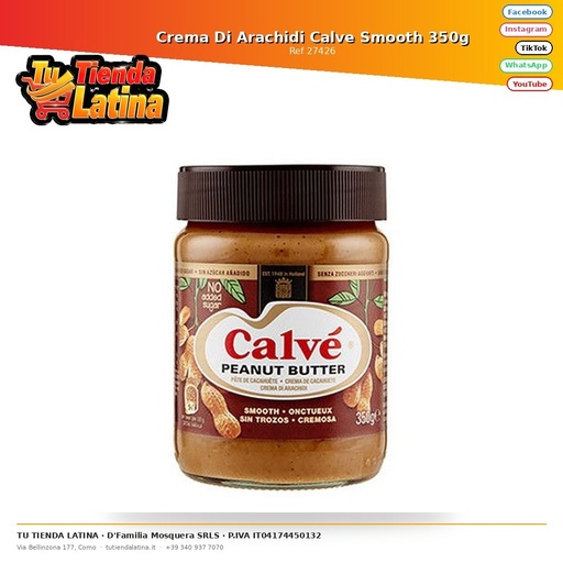 [27426] Calve Smooth Arachidi Cream 350g