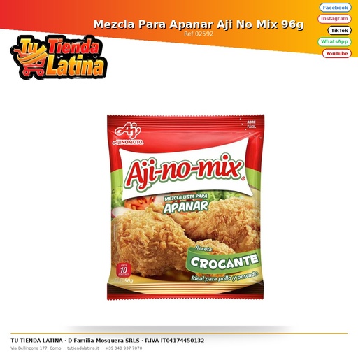 [02592] Mezcla Para Apanar Aji No Mix 96g