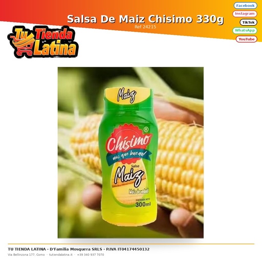 [24215] Salsa De Maiz Chisimo 330g