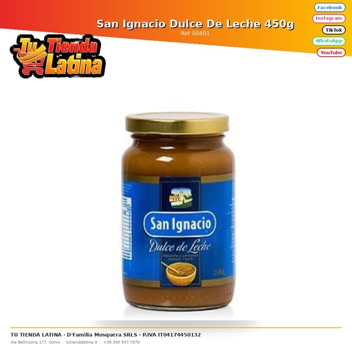 [00401] San Ignacio Dulce De Leche 450g