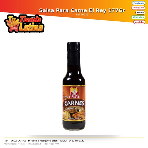 [59035] Salsa Para Carne El Rey 177Gr