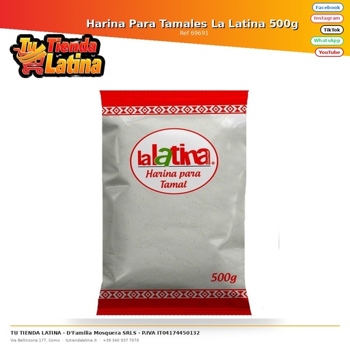 [69691] Harina Para Tamales La Latina 500g 