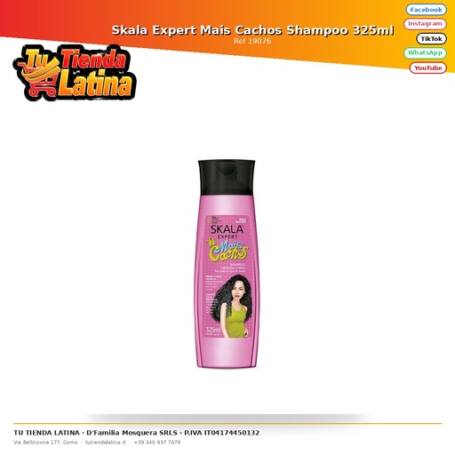 [19076] Skala Expert Mais Cachos Shampoo 325ml