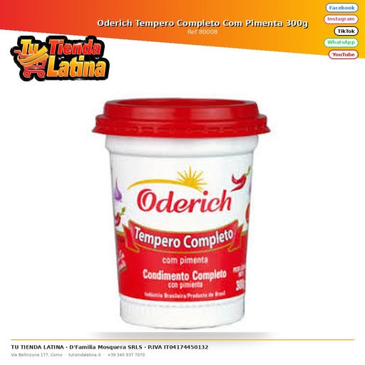 [80008] Oderich Tempero Complete With Pepper 300g