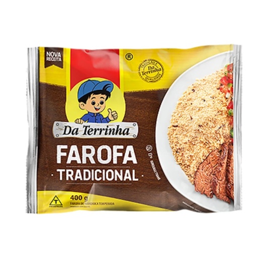 [5166] Da Terrinha Farofa Tradicional 400G