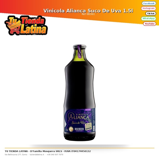 [08361] Vinicola Alianca Suco De Uva 1.5l