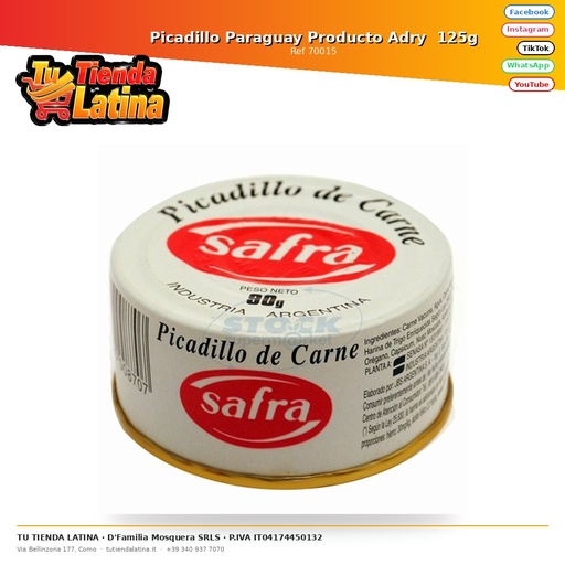 [70015] Picadillo Paraguay Product Adry 125g