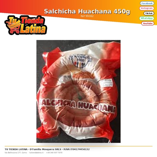 [99362] Huachana sausage 450g