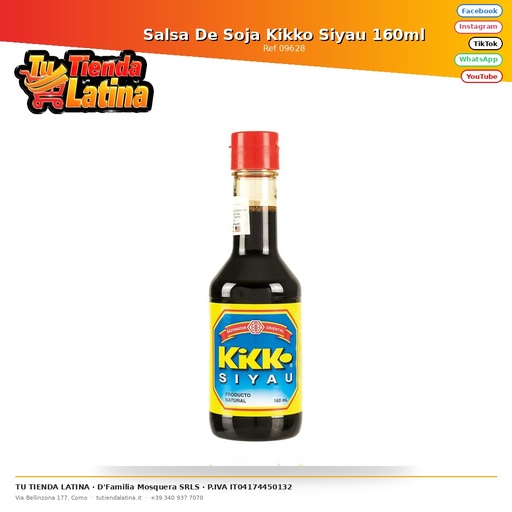 [09628] Salsa De Soja Kikko Siyau 160ml