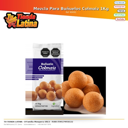 [40491] Miscela Di Ciambelle Colmaiz 1Kg