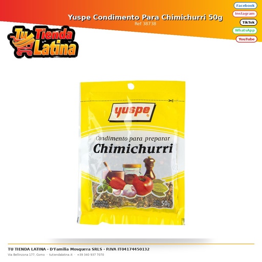 [38738] Yuspe Condimento Para Chimichurri 50g