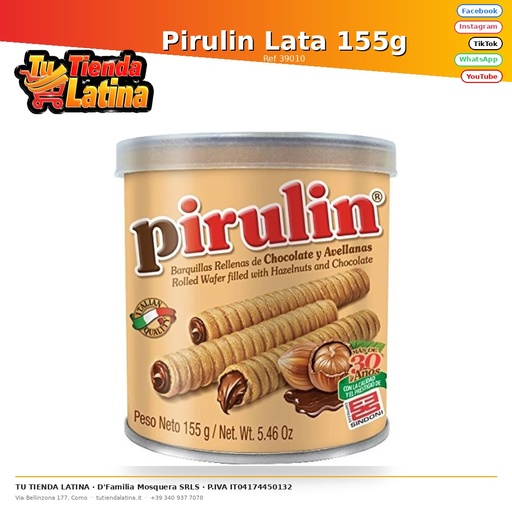 [39010] Pirulin Tin 155g