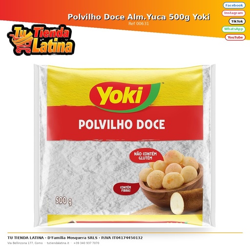 [00631] Polvilho Doce Alm.Yuca 500g Yoki