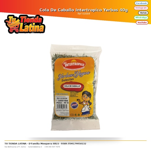 [01664] Yerba Intertropicale Equiseto 40g