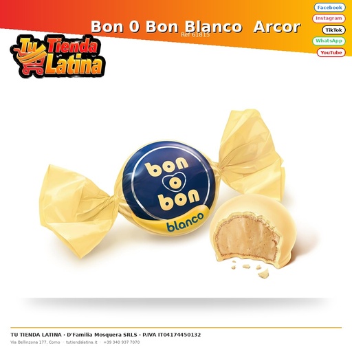 [61815] Bon 0 Bon Blanco  Arcor